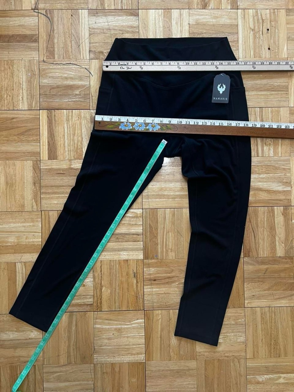 New Namarie Sylvendel Hemp Signature Leggings Sz XL Black Luxury Athliesure NWT - Picture 4 of 8